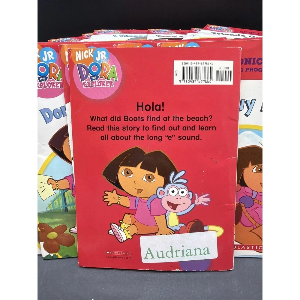 Dora the Explorer Book Lot of 12 Ready to Read Phonics Nick Jr Kids Books